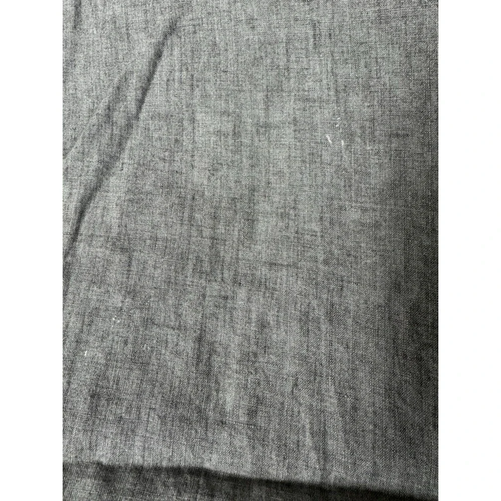 Hotel Collection 100% Linen Full/Queen Gray Duvet Cover